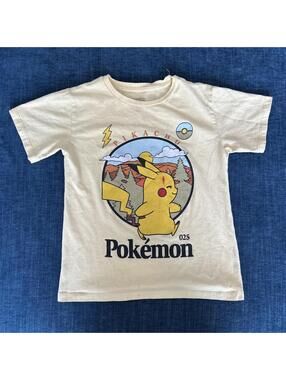 Pokemon Pikachu baby tee with yellow Pikachu graphic #pokemon #babytee